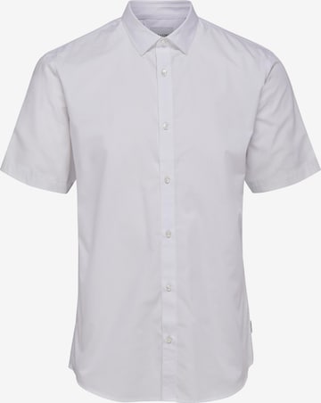 Only & Sons Button Up Shirt 'Sane' in White: front