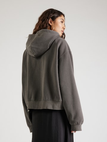 WEEKDAY Sweatjacke in Grau