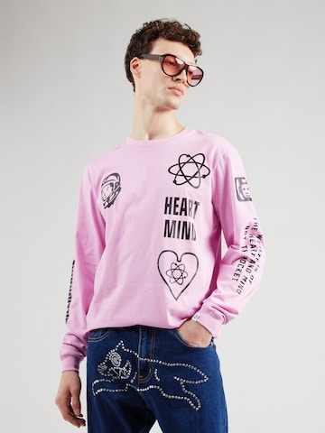 T-Shirt Billionaire Boys Club en rose : devant