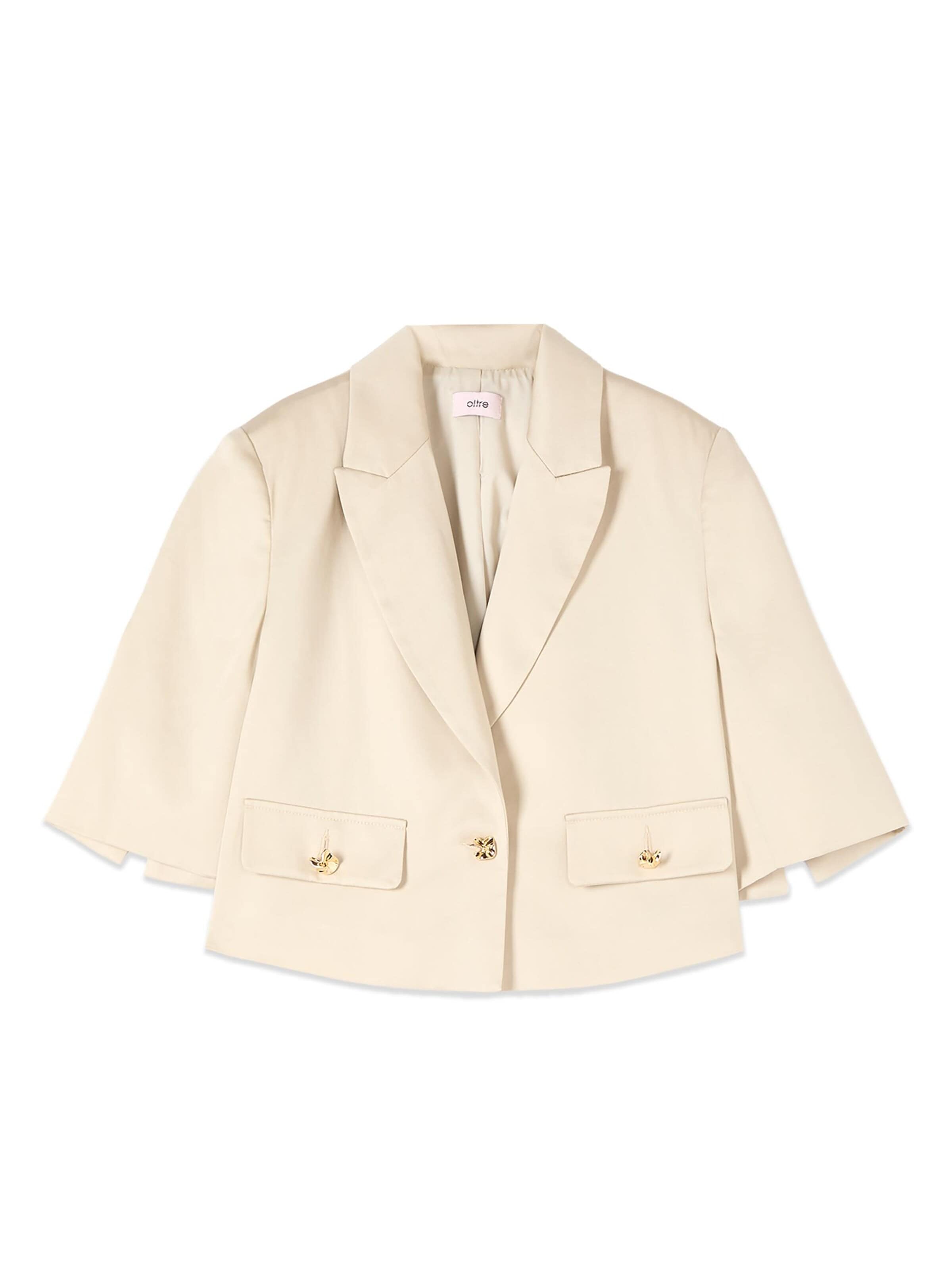 Blazer oltre en beige : devant