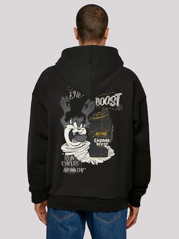 Pullover 'Looney Tunes Taz Energy Boost' di F4NT4STIC in nero: frontale