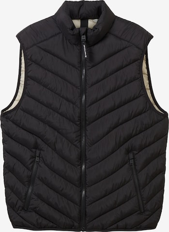 TOM TAILOR Vest in Black: front