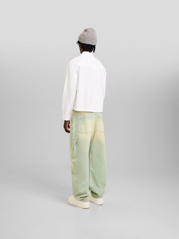 Bershka Loosefit Farmer - kék