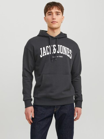 JACK & JONES Sweatshirt 'JJEJosh' in Zwart: voorkant
