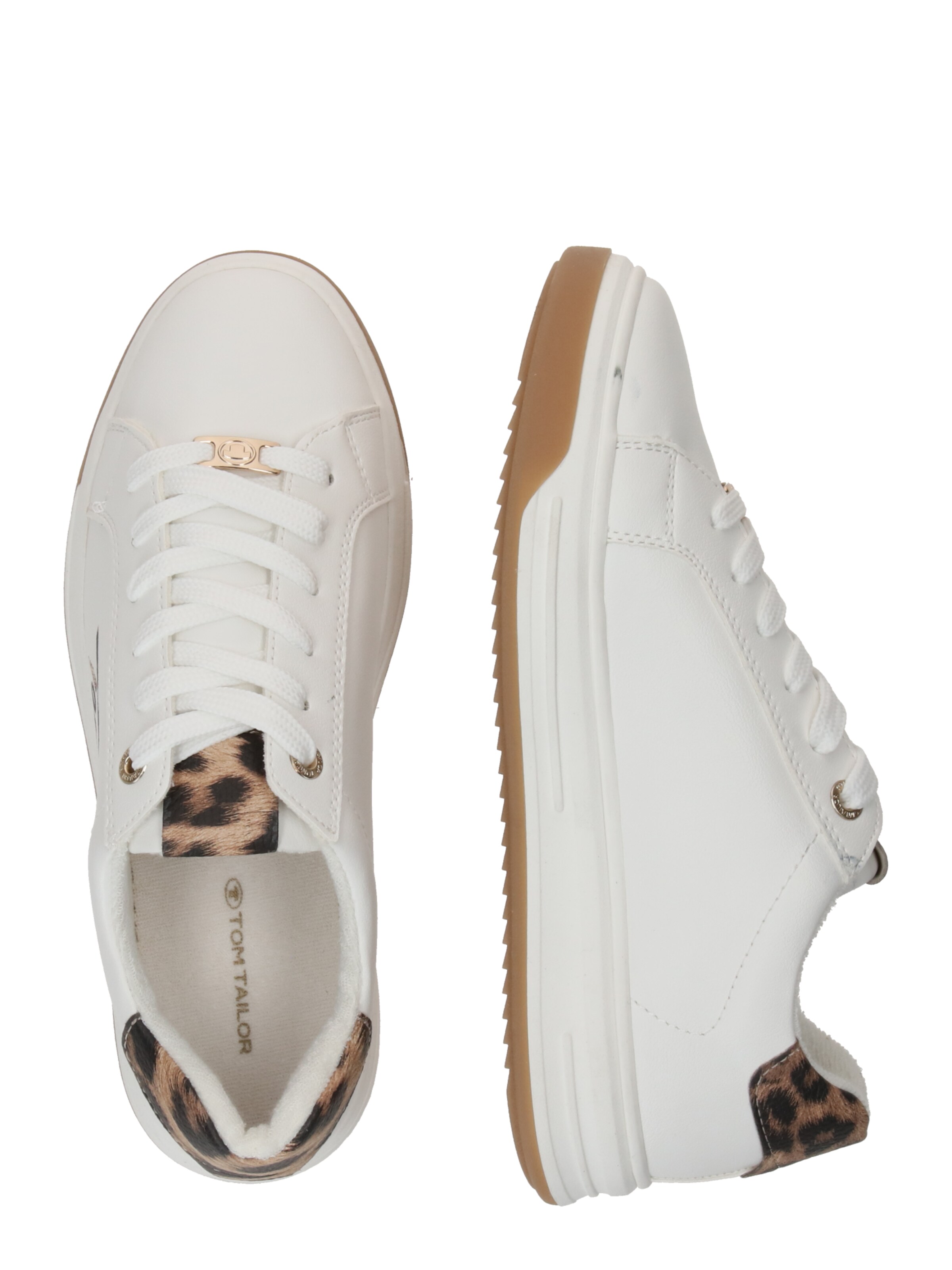 Sneaker bassa di TOM TAILOR in bianco