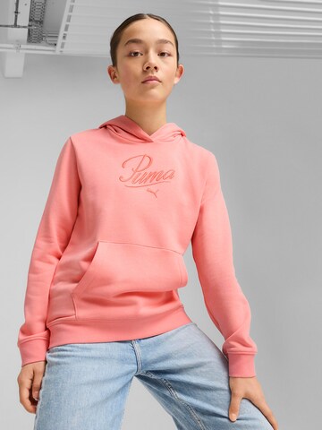 PUMA Свитшот 'ESS' в Ярко-розовый: спереди