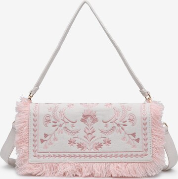 Borsa a spalla di Kassandra in rosa: frontale