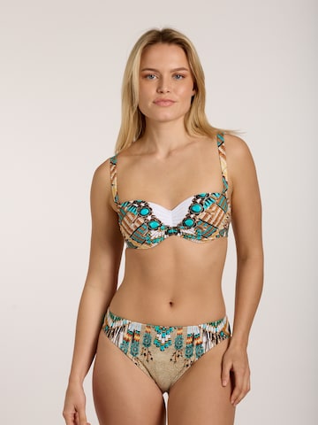 SUNFLAIR Bandeau Bikini in Braun: Vorderseite