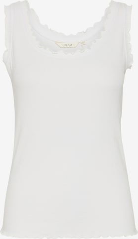 Cream - Top 'Ribba' en blanco: frente