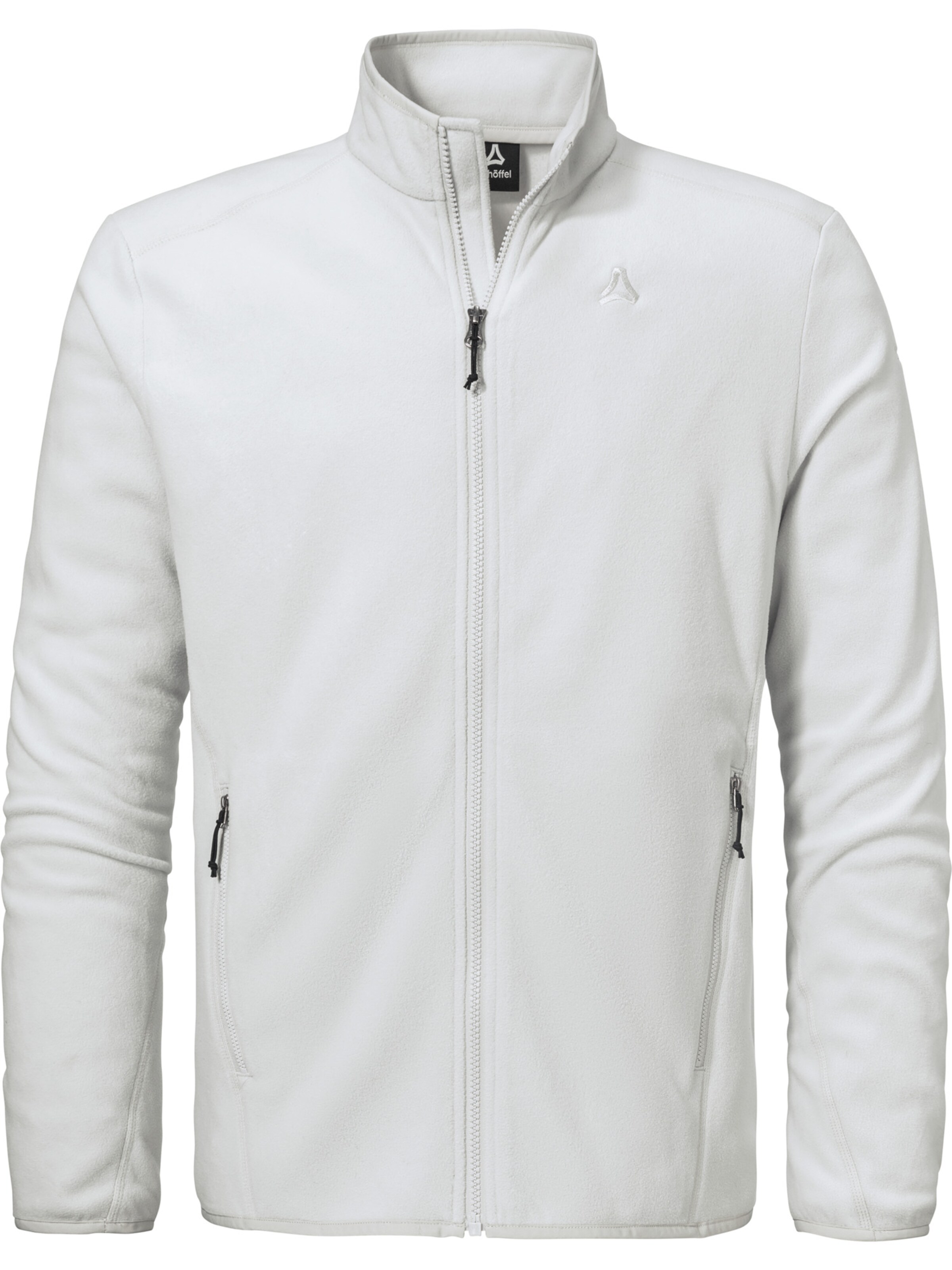Veste en polaire fonctionnelle ' Hiking Fleece Jk Style Ash MNS ' Schöffel en gris : devant