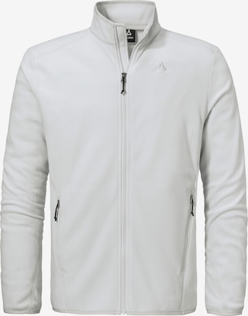 Veste en polaire fonctionnelle ' Hiking Fleece Jk Style Ash MNS ' Schöffel en gris : devant