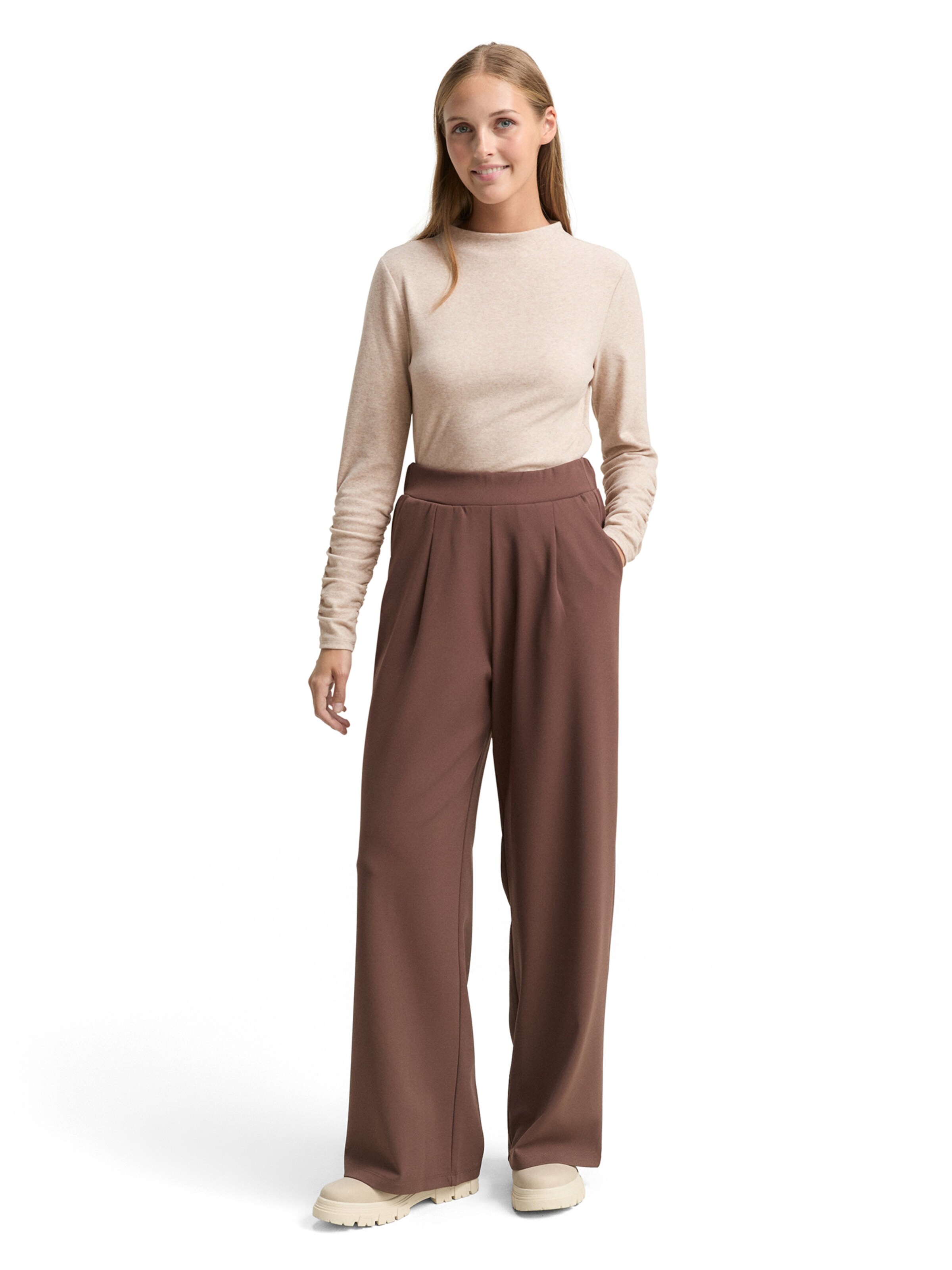 TOM TAILOR DENIM Футболка в Бежевый