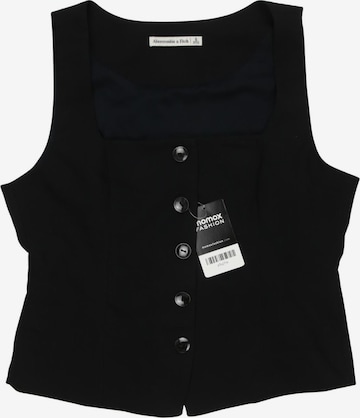 Abercrombie & Fitch Weste S in Schwarz: Vorderseite