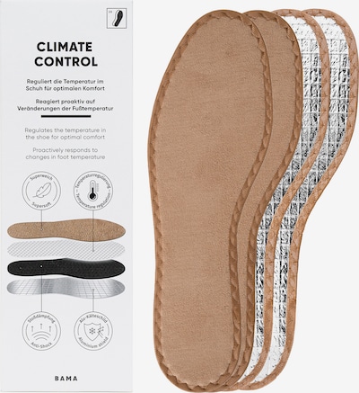 Bama Einlegesohle 'BAMA Climate Control - wärmende Sohle 2er Pack' in braun / silber, Produktansicht