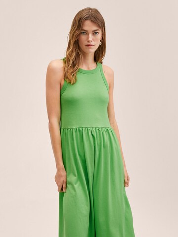 MANGO Kleid 'SANDO' in Grün: Vorderseite