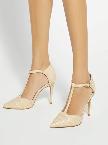 Dune LONDON Pumps 'Castered' in Beige