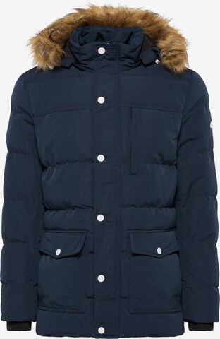 ICEBOUND Winter Parka in Blue: front