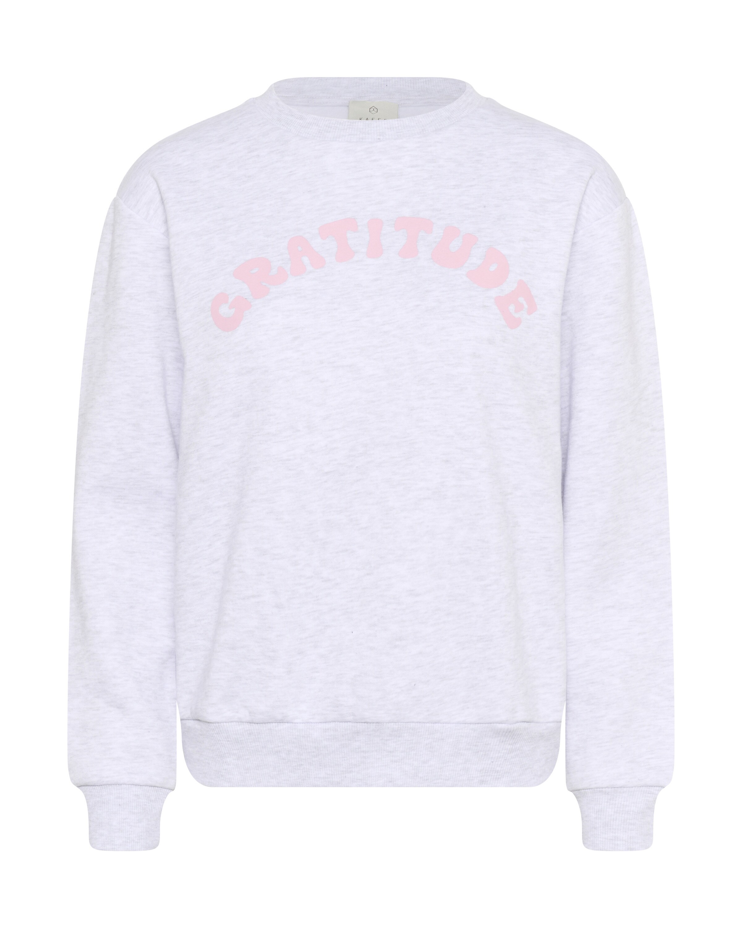 Sweat-shirt 'Anne' Kaffe en gris : devant