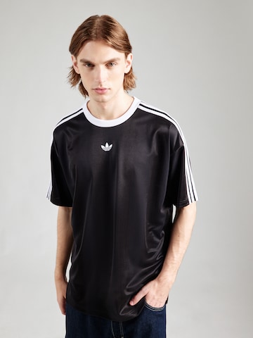 ADIDAS ORIGINALS Koszulka 'JACQUARD JERSEY' w kolorze czarny: przód