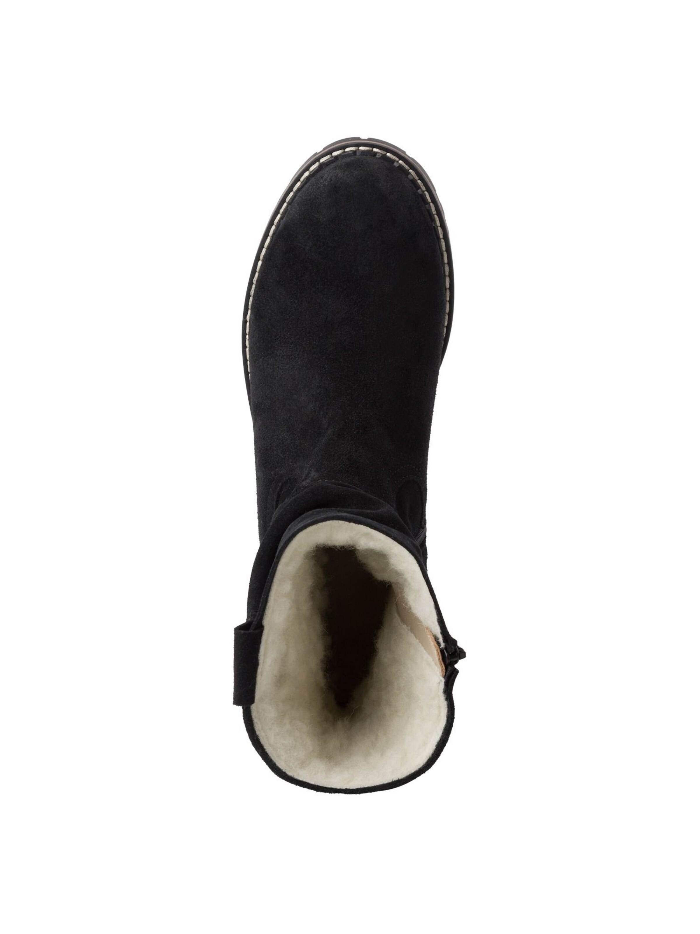 Tamaris Къси ботуши в черно