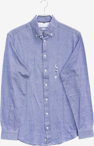 maddison Button Up Shirt in S in Blue: front