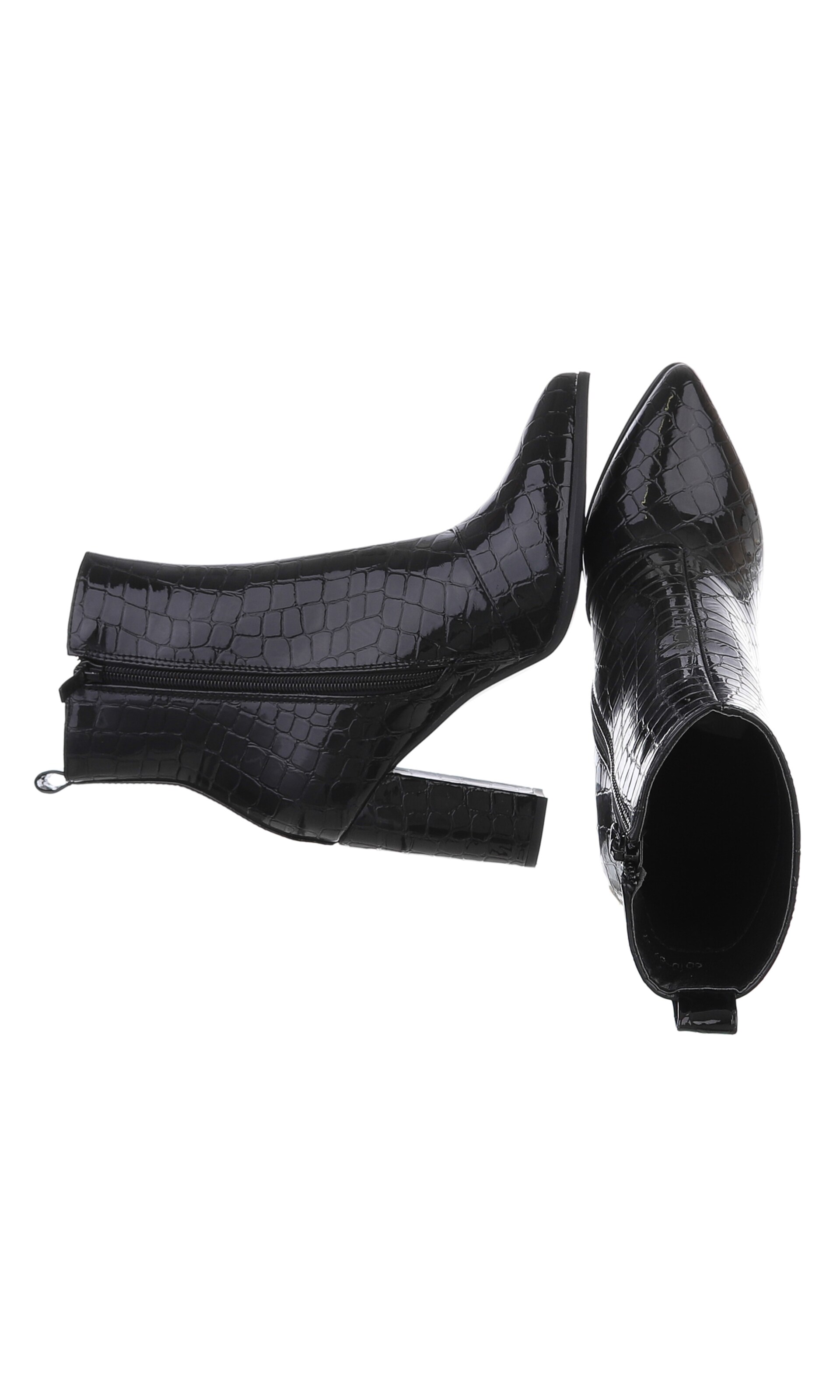 Ital-Design Stiefelette in Schwarz