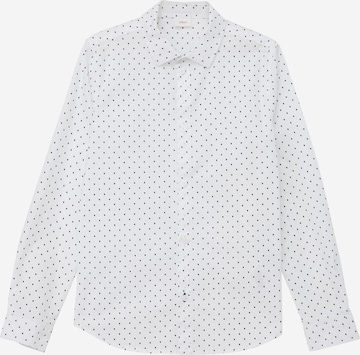 s.Oliver Slim fit Button Up Shirt in White: front