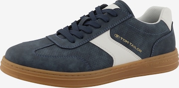 Baskets basses TOM TAILOR en bleu : devant