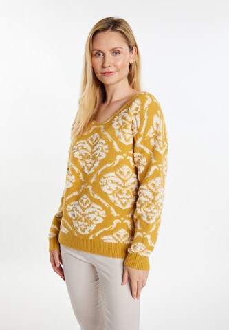 Usha Sweater 'Sivene' in Yellow: front