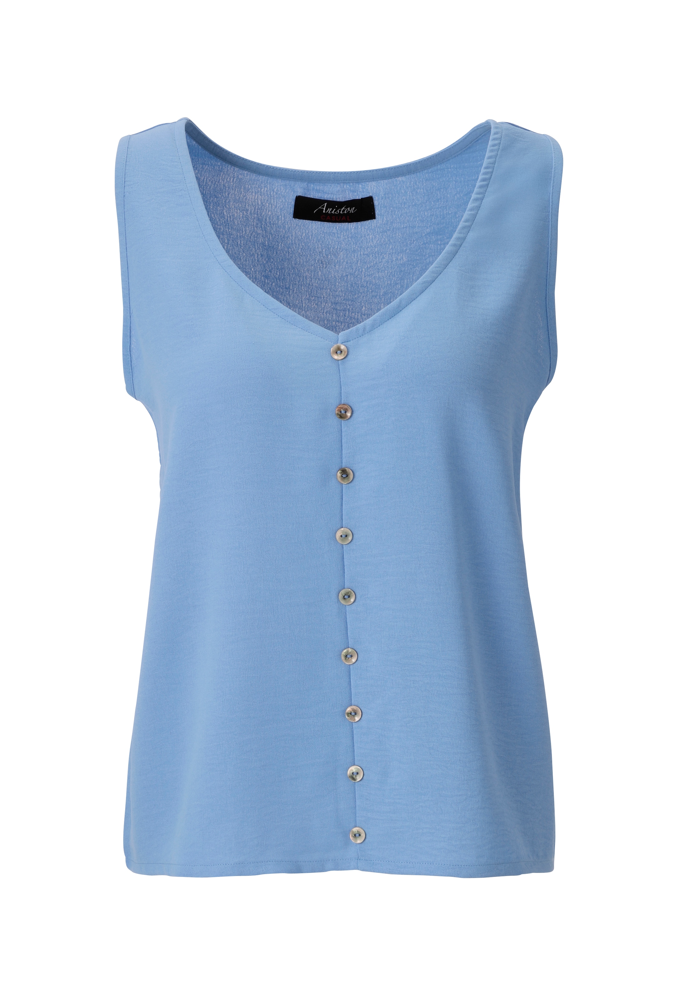 Aniston CASUAL Blouse in Blue: front