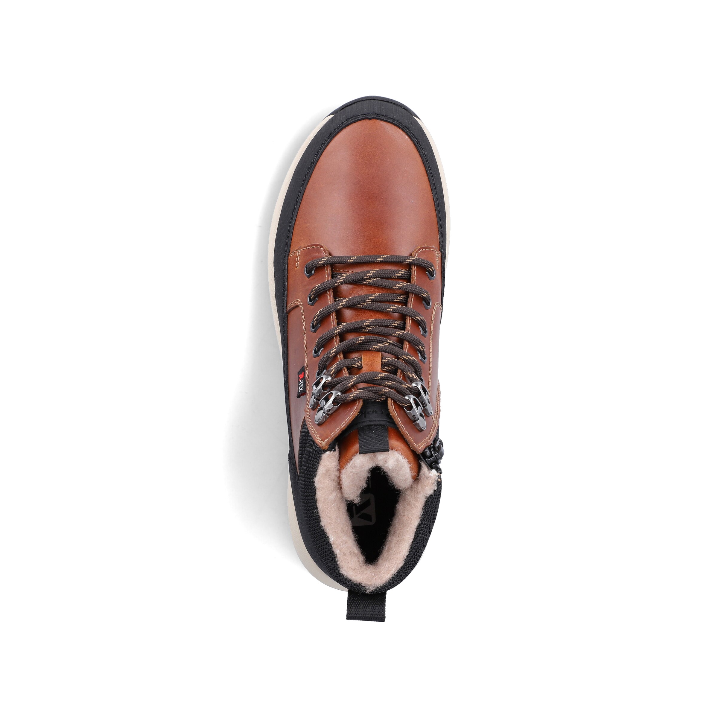 Bottines à lacets Rieker en marron
