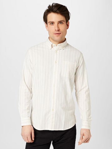 SELECTED HOMME - Ajuste regular Camisa 'RICK' en blanco: frente