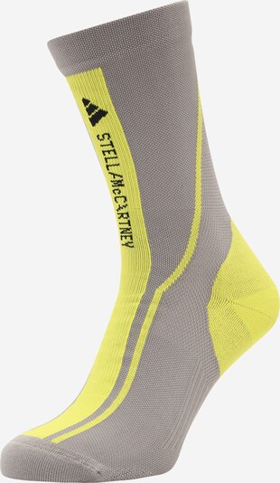 ADIDAS BY STELLA MCCARTNEY Sportsocken in gelb / greige / schwarz, Produktansicht