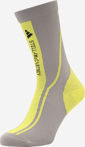 Chaussettes de sport ADIDAS BY STELLA MCCARTNEY en gris : devant