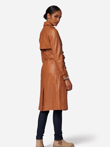 Manteau mi-saison 'Gloria' RICANO en marron