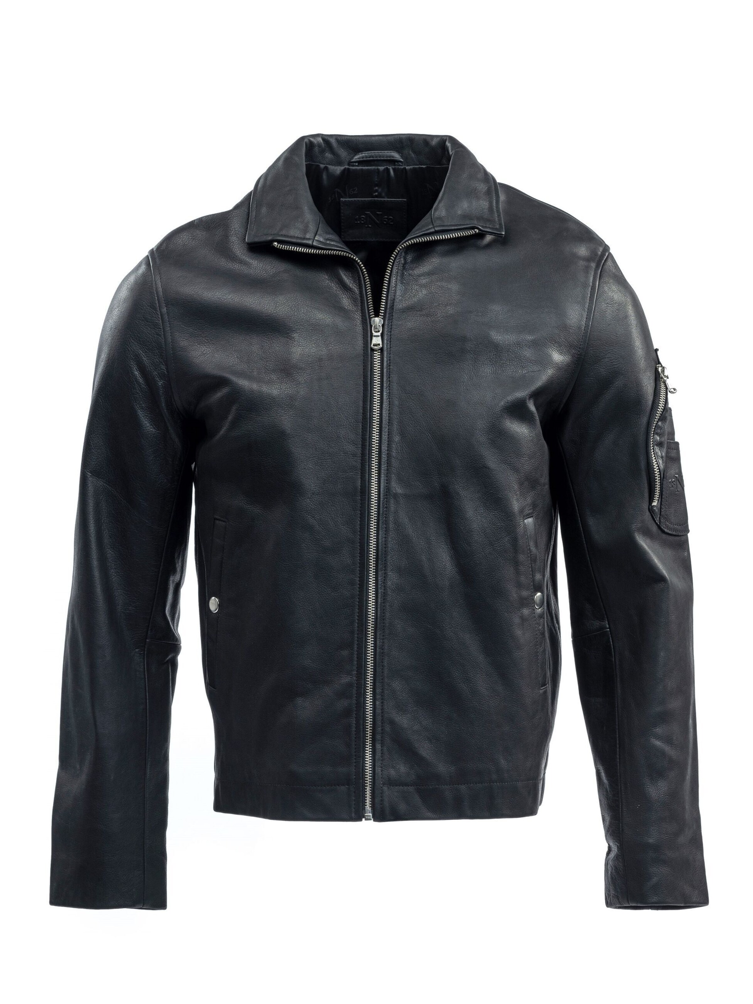 Veste mi-saison 'NEEsra' 18N62 en noir : devant