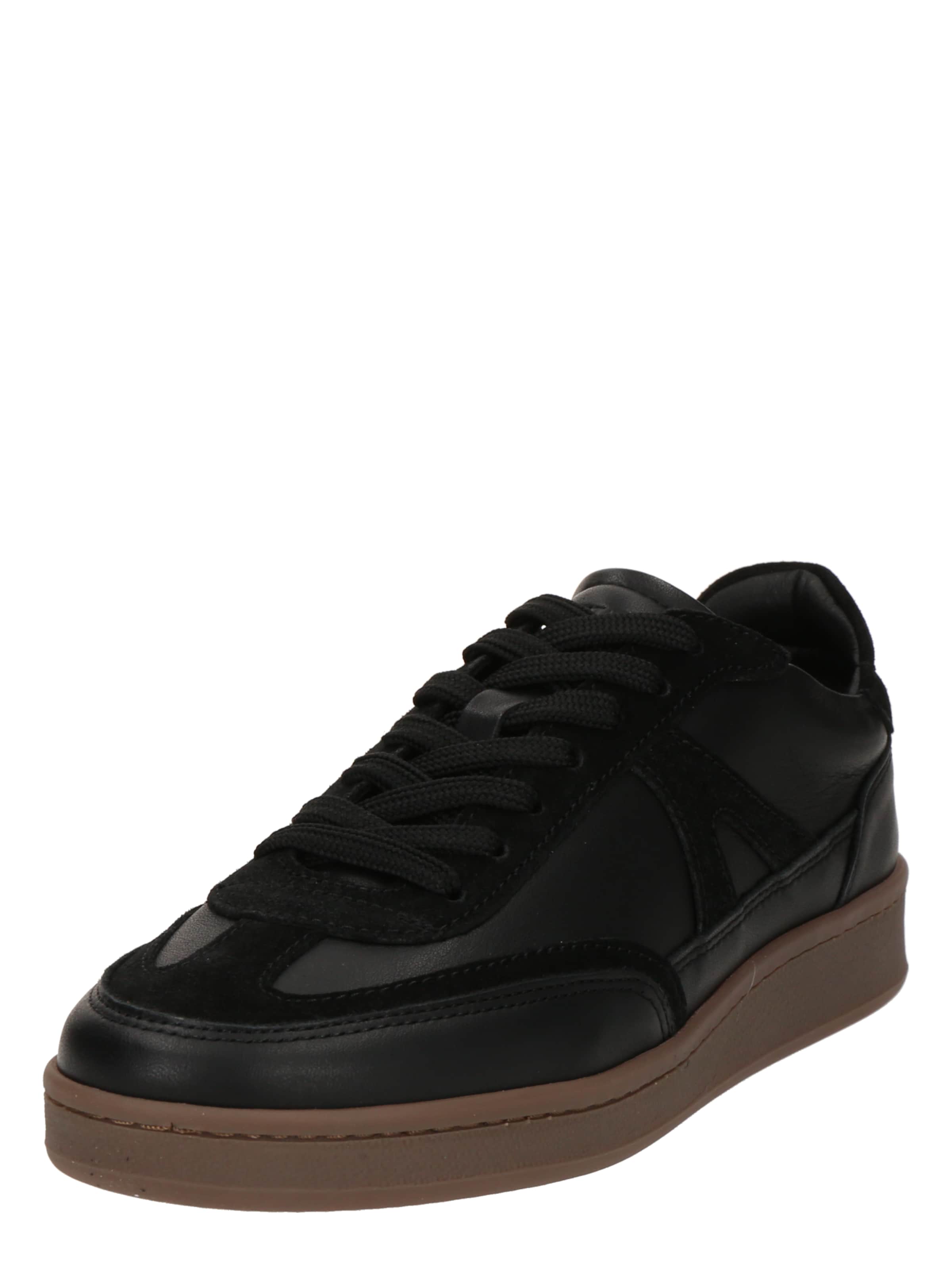 Garment Project Σνίκερ χαμηλό 'Liga' σε μαύρο: μπροστά