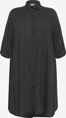 KAFFE CURVE Kleid 'Mille' in Schwarz: Vorderseite