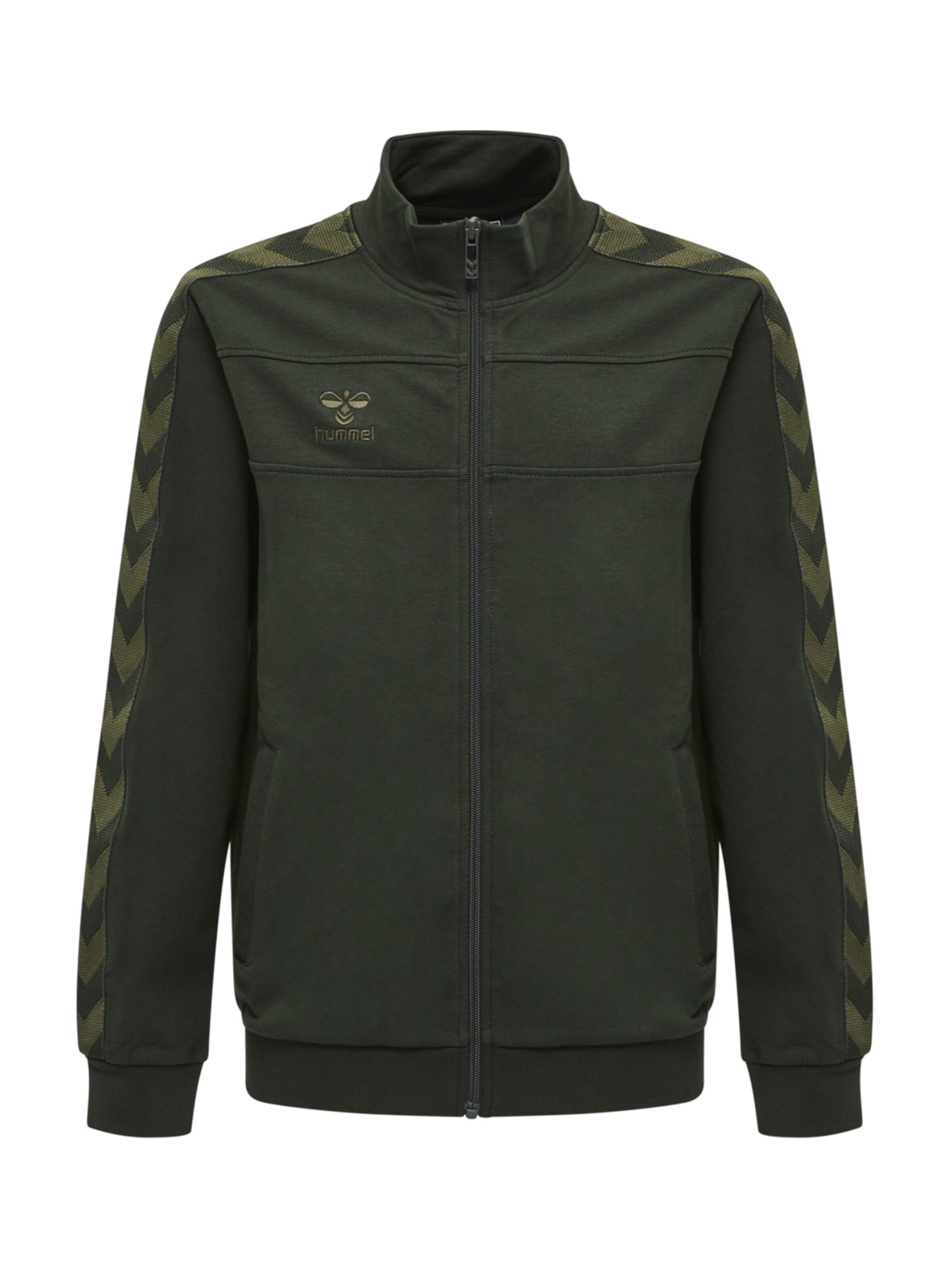 Hummel Sportsweatjacke 'Move' in Grün: Vorderseite