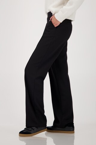 monari Regular Pleated Pants in Black