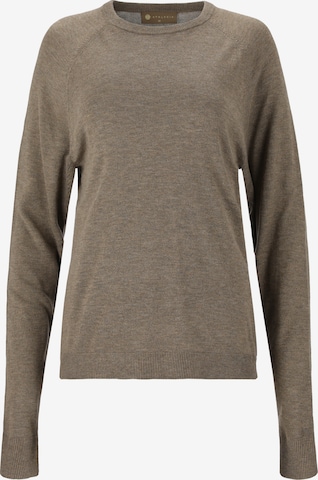 Athlecia Sportief sweatshirt 'Athens' in Bruin: voorkant