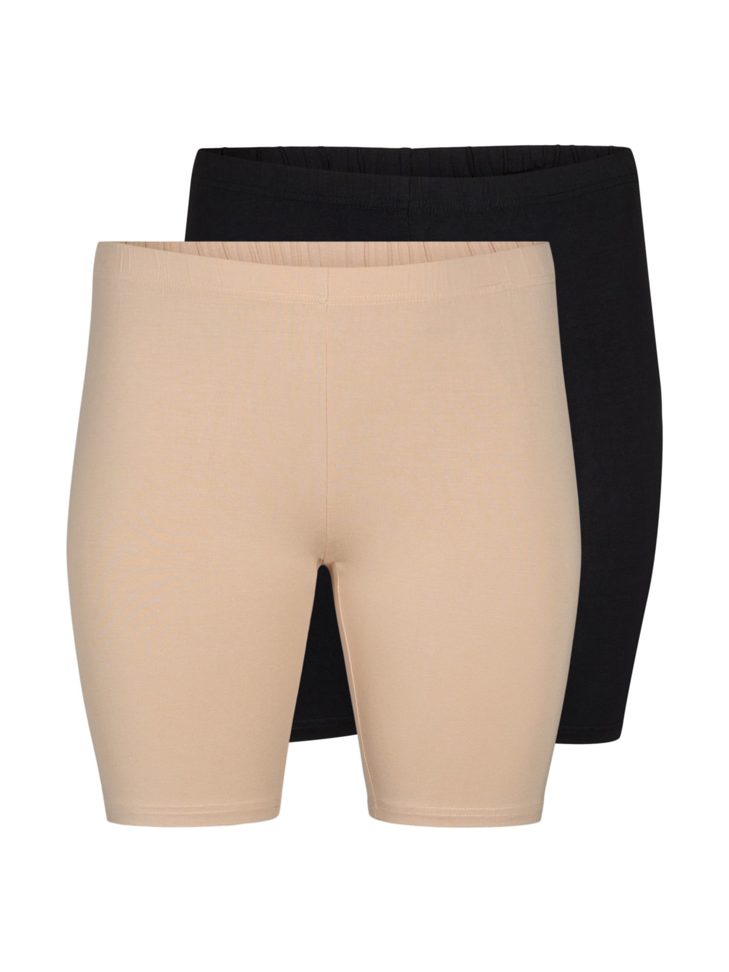 Skinny Pantaloni di Zizzi in beige: frontale
