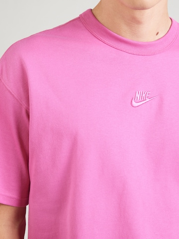 Nike Sportswear Shirt 'Premium Essentials' in Pink