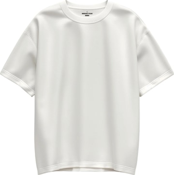 T-Shirt 'SCHWERES COMFORT T15' UNORGANIZED BRAND en blanc : devant