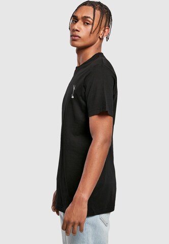 Mister Tee Shirt 'Cocktail Hour' in Black