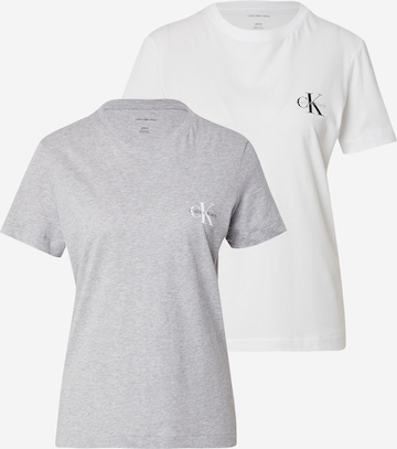 Calvin Klein Jeans Футболка в Серый: спереди