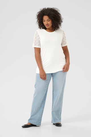 KAFFE CURVE - Camiseta en blanco