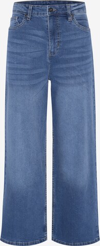 JZ&CO Wide leg Jeans in Blue: front