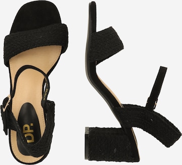 Dorothy Perkins Sandalen met riem 'Treasure' in Zwart