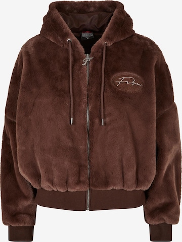 FUBU Between-Season Jacket in Brown: front